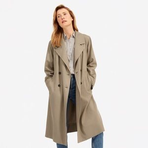 Everlane Drape Trench Clay (S)
